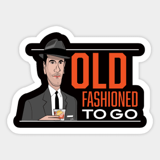 Old Fashioned to go Sticker